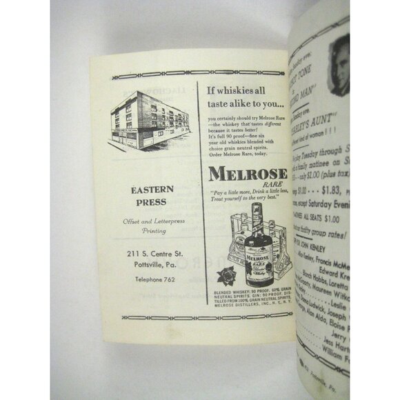 Kiss Me Kate Program 1952 Kenley Players Lakewood Juliana Larson Lee Lindsey - Picture 4 of 8